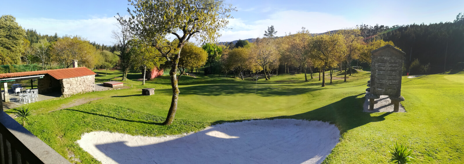 Vista panorámica del campo de Barbanza Golf